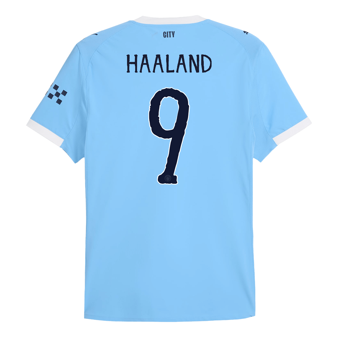 Manchester City HAALAND #9 Home Soccer Match Jersey 2025/26 - Club World Cup Font - Pro Jersey Shop