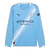 Manchester City Home Soccer Long Sleeves Jersey Replica 2025/26 - Pro Jersey Shop