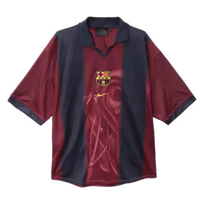 Men's Retro 2000/01 Barcelona Home Soccer Jersey Shirt - Pro Jersey Shop