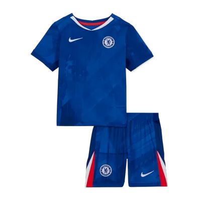 Kids Chelsea Home Soccer Jersey Kit (Jersey+Shorts) 2025/26 - Pro Jersey Shop