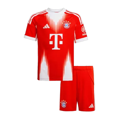 Kids Bayern Munich Home Soccer Jersey Kit (Jersey+Shorts) 2025/26 - Pro Jersey Shop