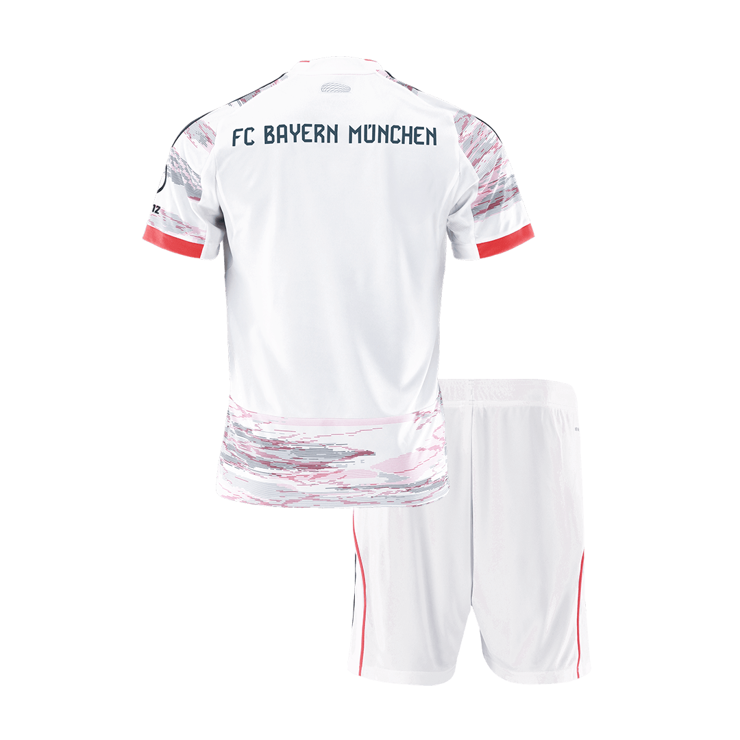 Kids Bayern Munich Away Soccer Jersey Kit 2025/26 - Pro Jersey Shop