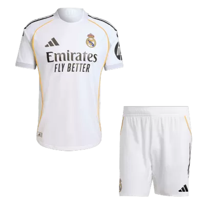 Real Madrid Home Soccer Kit (Jersey+Shorts) Authentic 2025/26 - Pro Jersey Shop