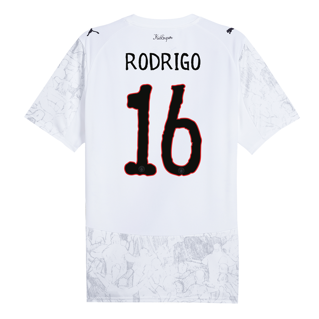 Manchester City KidSuper RODRIGO #16 Soccer Fan Jersey 2025/26 Club World Cup - Pro Jersey Shop