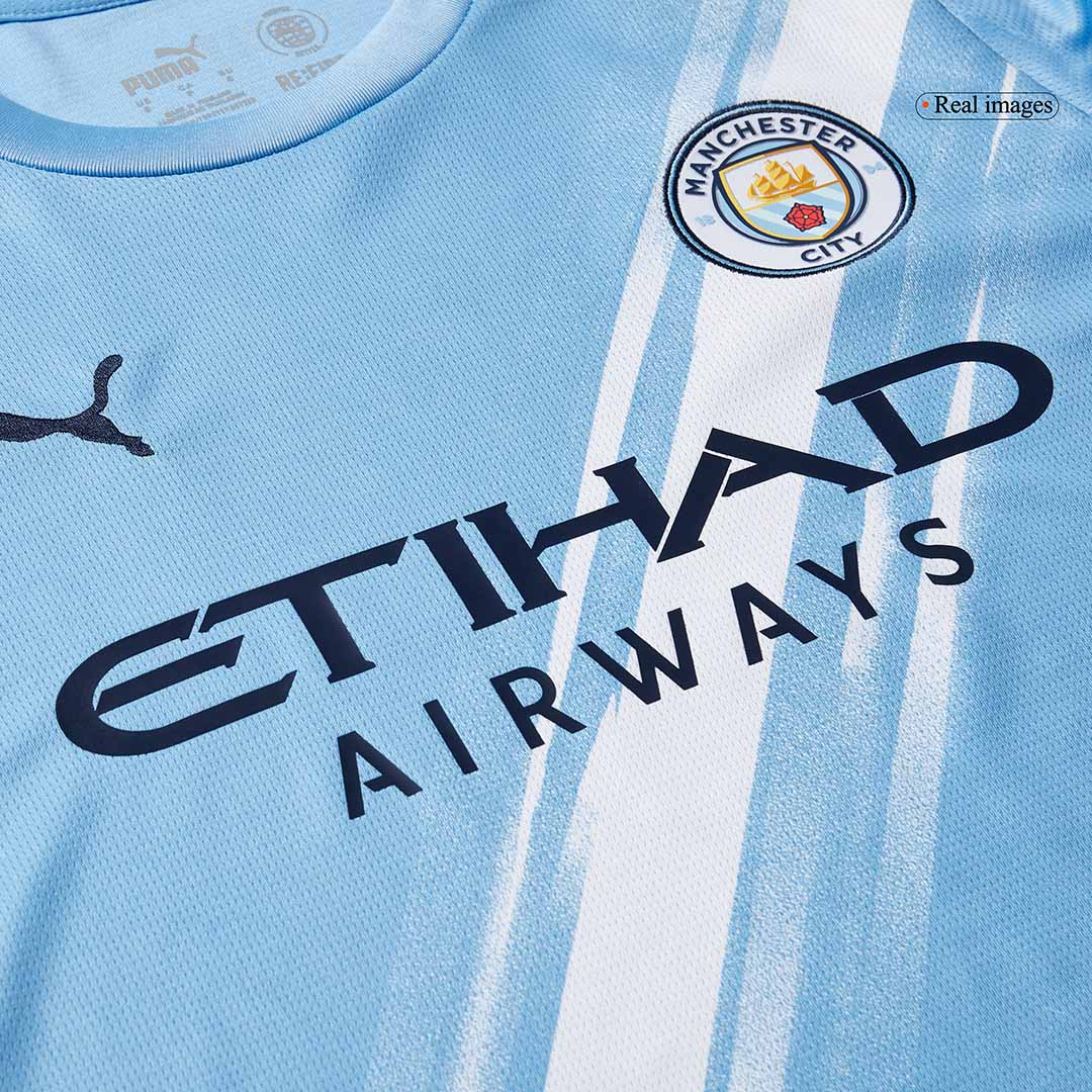 Manchester City Home Soccer Long Sleeves Fan Jersey 2025/26 - Pro Jersey Shop