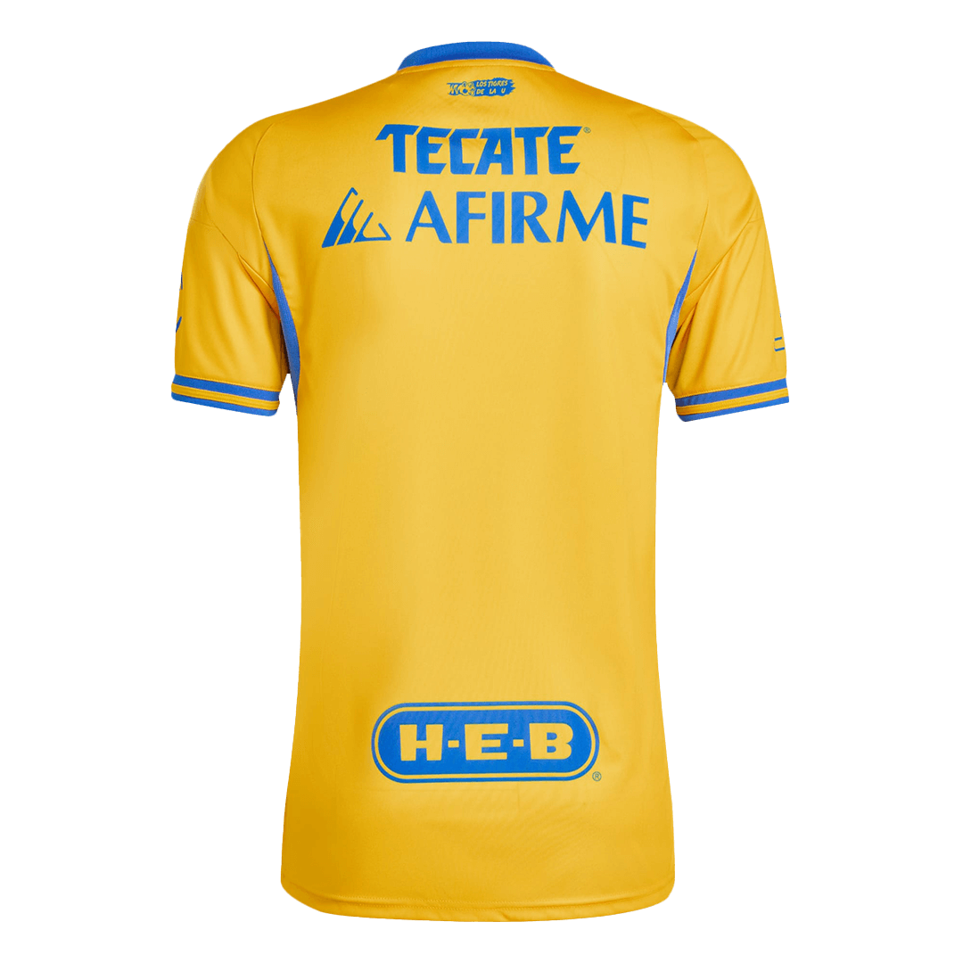 Tigres UANL Home Soccer Jersey Replica 2025/26 - Pro Jersey Shop