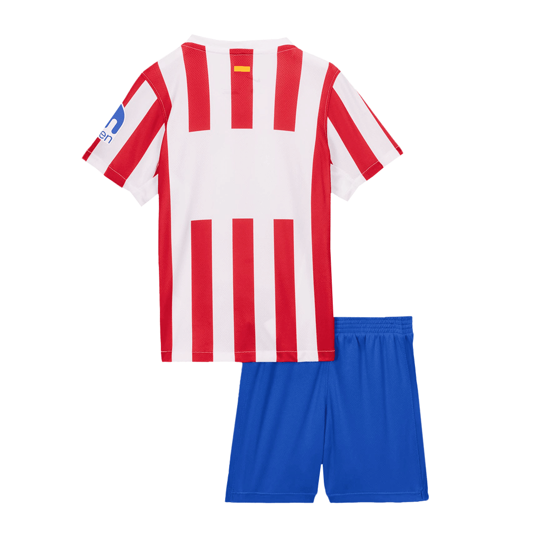 Kids Atletico Madrid Home Soccer Jersey Kit 2025/26 - Pro Jersey Shop