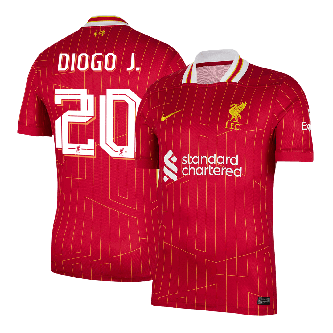 Liverpool DIOGO J. #20 Home Soccer Fan Jersey UCL - Pro Jersey Shop
