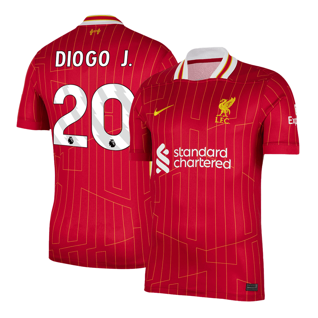 Liverpool DIOGO J. #20 Home Soccer Jersey Replica - Pro Jersey Shop