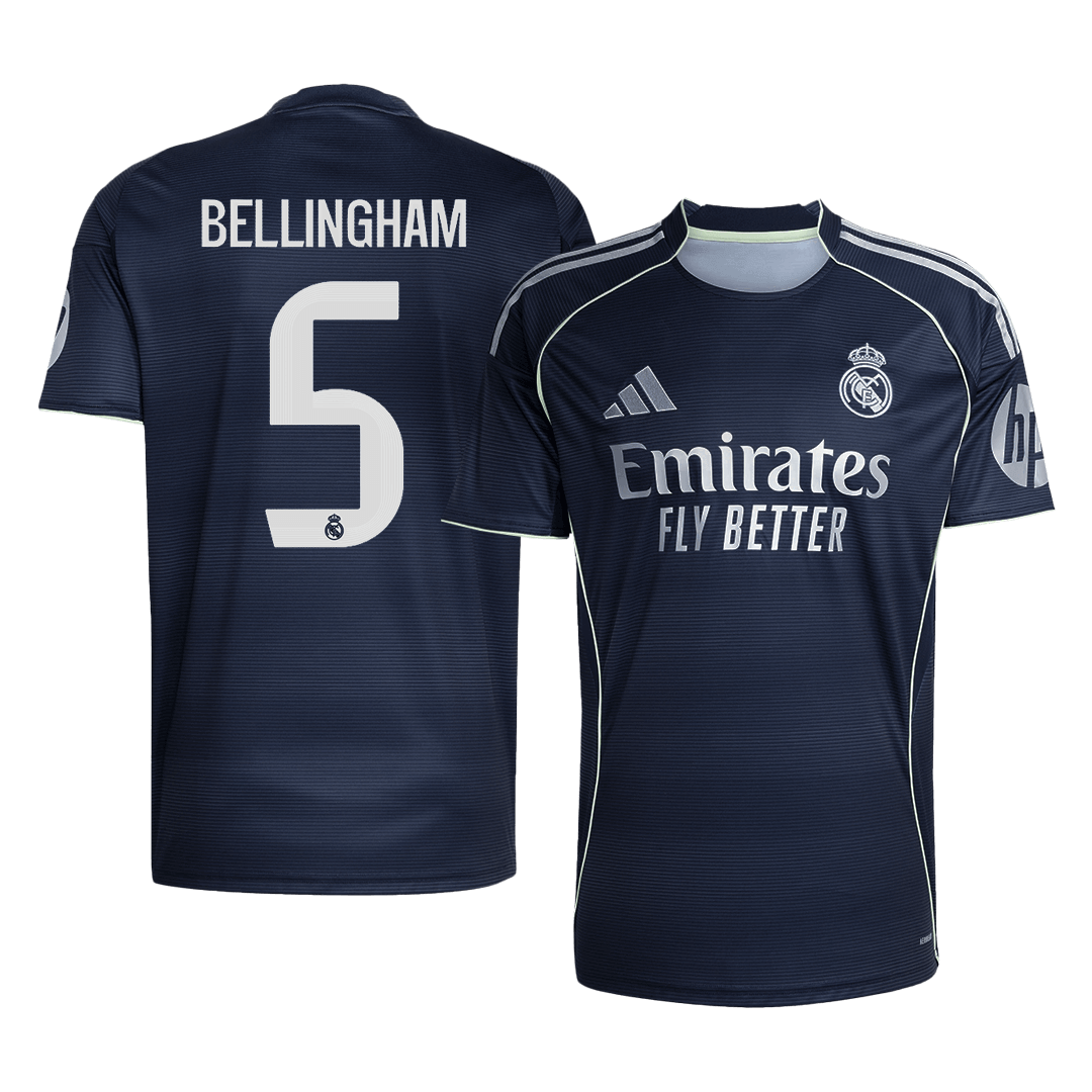 Real Madrid BELLINGHAM #5 Away Soccer Jersey Replica 2025/26 - Pro Jersey Shop