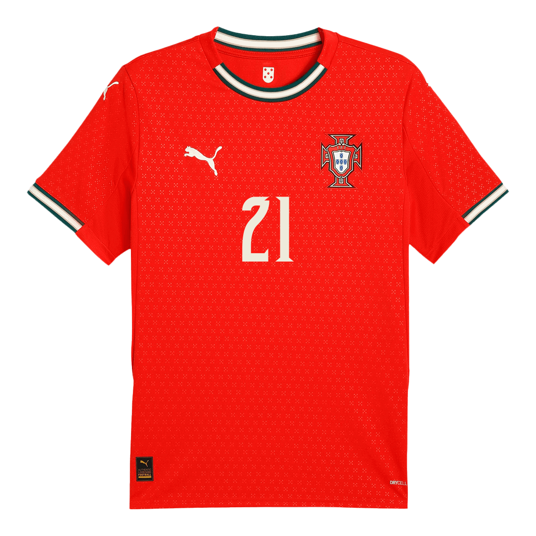 Portugal DIOGO J. #21 Home Soccer Jersey Replica 2025 - Pro Jersey Shop