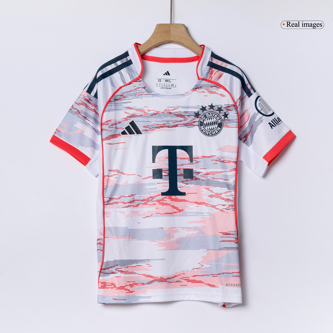 Kids Bayern Munich Away Soccer Jersey Kit 2025/26 - Pro Jersey Shop