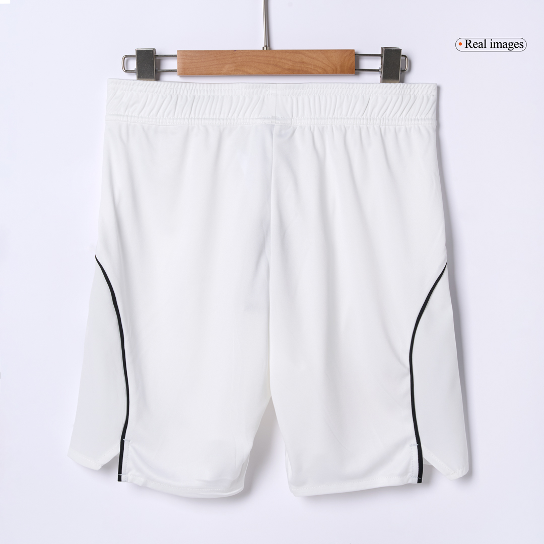 Authentic Manchester United Home Soccer Shorts 25/26 White - Pro Jersey Shop