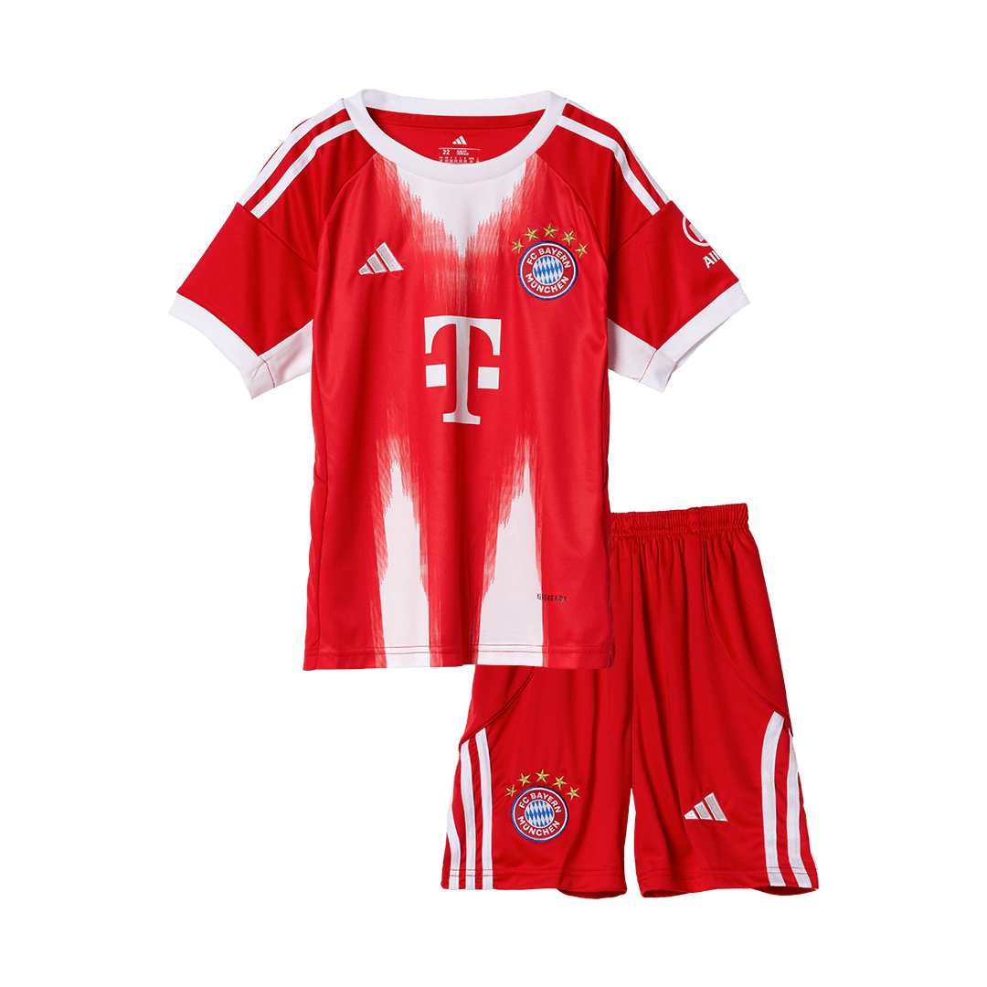 Kids Bayern Munich Home Soccer Jersey Kit 2025/26 - Pro Jersey Shop