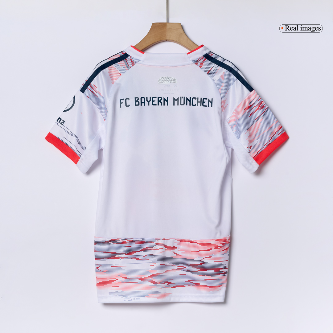 Kids Bayern Munich Away Soccer Jersey Kit 2025/26 - Pro Jersey Shop