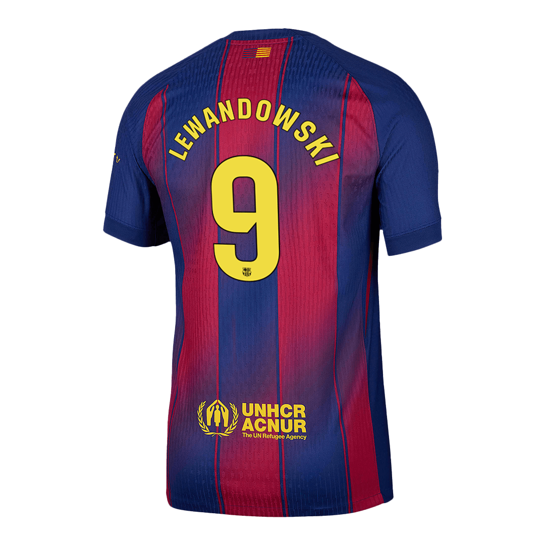 Barcelona LEWANDOWSKI #9 Home Soccer Match Jersey 2025/26 - Pro Jersey Shop