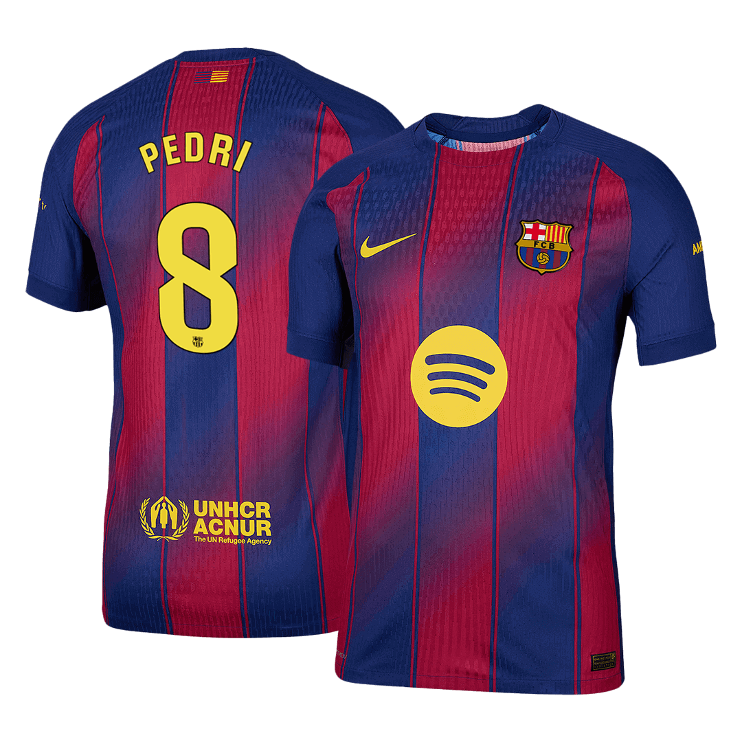 Barcelona PEDRI #8 Home Soccer Match Jersey 2025/26 - Pro Jersey Shop