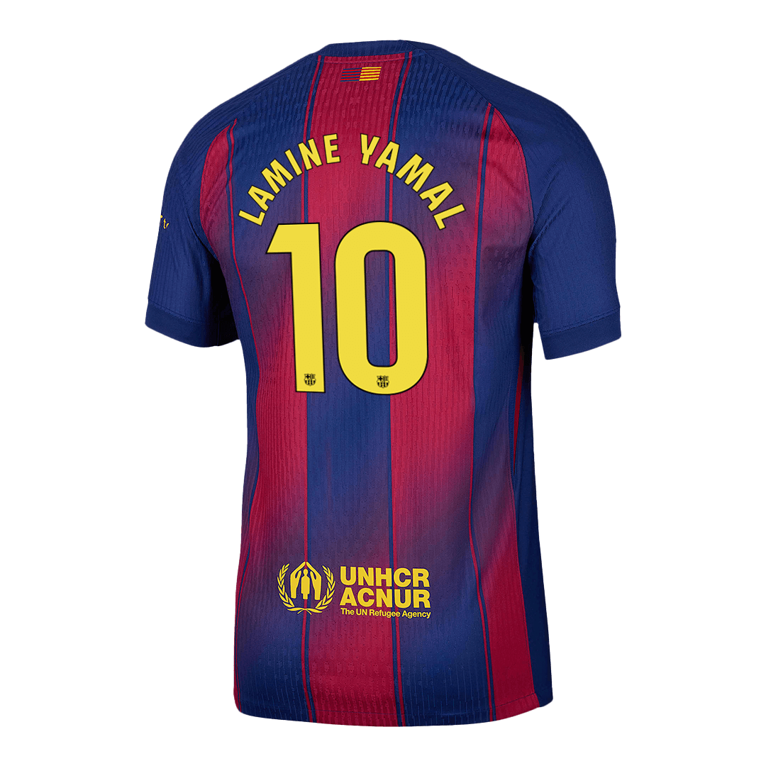 Barcelona LAMINE YAMAL #10 Home Soccer Match Jersey 2025/26 - Pro Jersey Shop