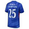 Chelsea WORLD CHAMPIONS #25 Home Soccer Match Jersey 2025/26 - Pro Jersey Shop