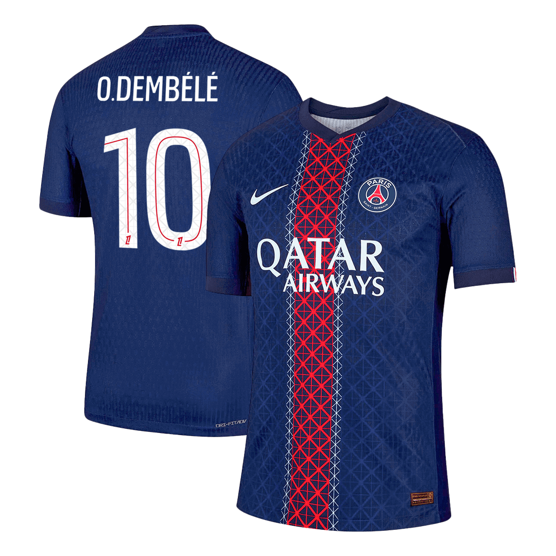 PSG O.DEMBÉLÉ #10 Home Soccer Match Jersey 2025/26 - Pro Jersey Shop