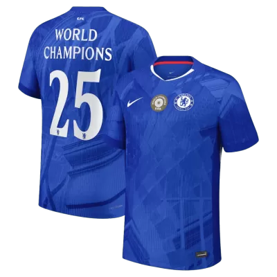 Chelsea WORLD CHAMPIONS #25 Home Soccer Match Jersey 2025/26 - Pro Jersey Shop