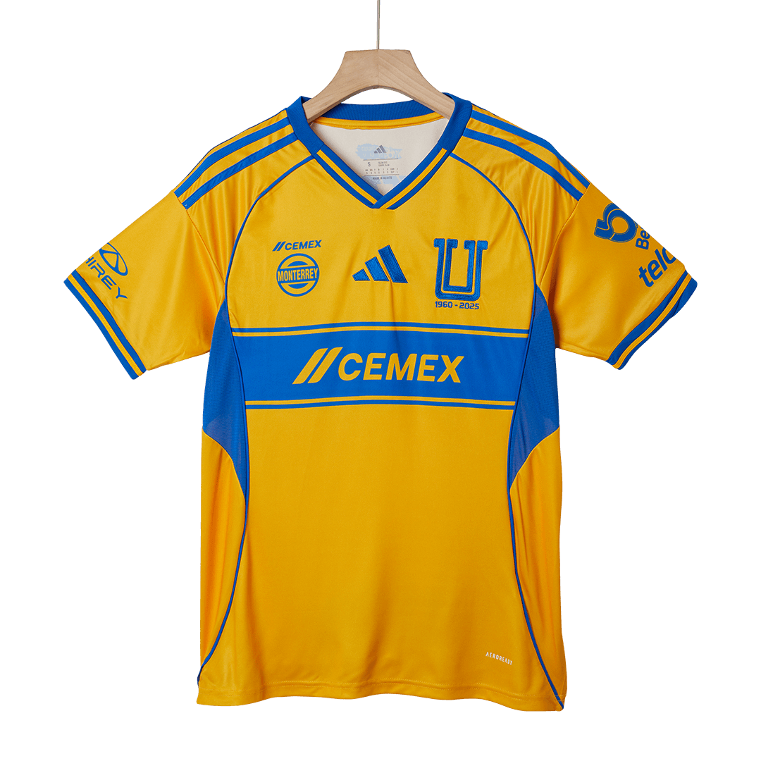 Tigres UANL Home Soccer Jersey Replica 2025/26 - Pro Jersey Shop