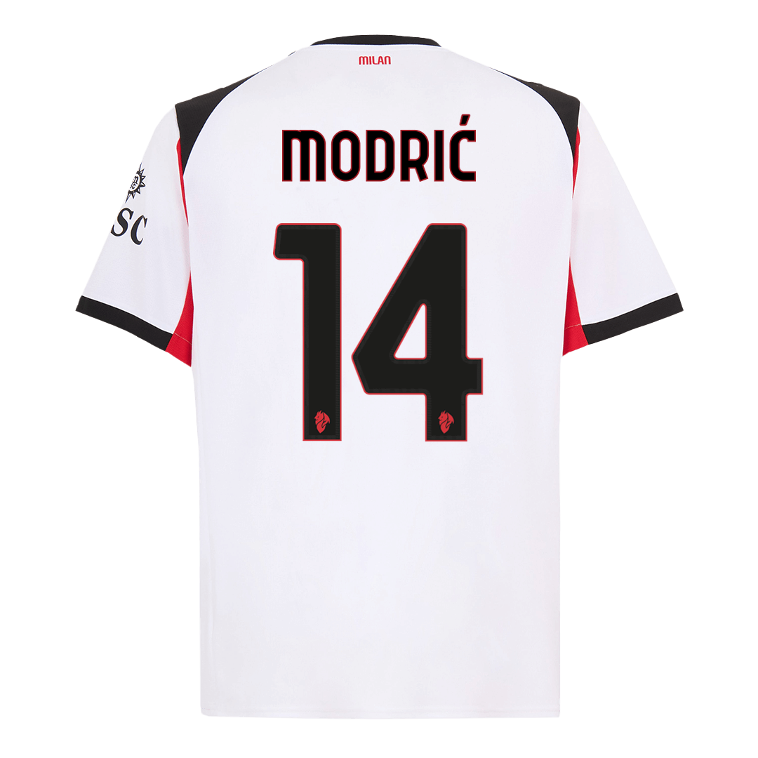 AC Milan MODRIĆ #14 Away Soccer Jersey Replica 2025/26 - Pro Jersey Shop