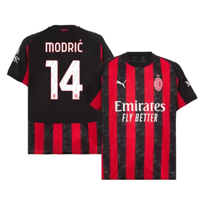 AC Milan MODRIĆ #14 Home Soccer Jersey Replica 2025/26 - Pro Jersey Shop