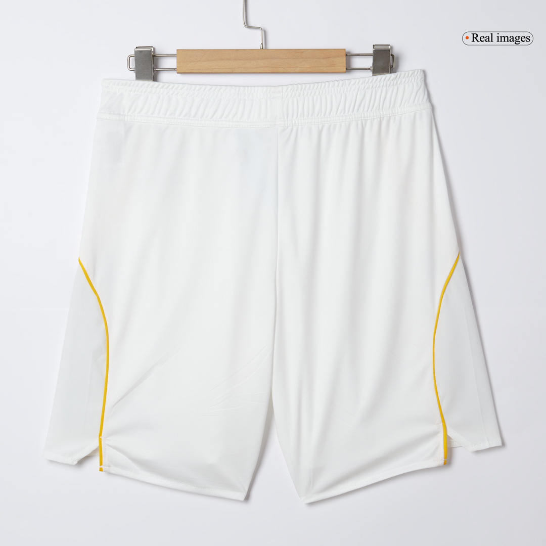Authentic Real Madrid Home Soccer Shorts 25/26 White - Pro Jersey Shop