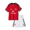Kids Manchester United Home Soccer Jersey Kit (Jersey+Shorts) 2025/26 - Pro Jersey Shop