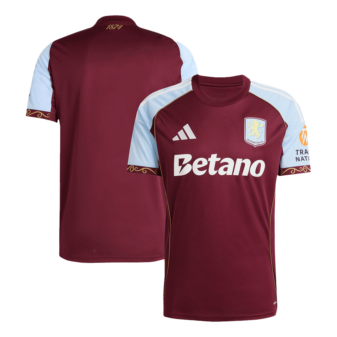 Aston Villa Home Soccer Jersey Replica 2025/26 - Pro Jersey Shop