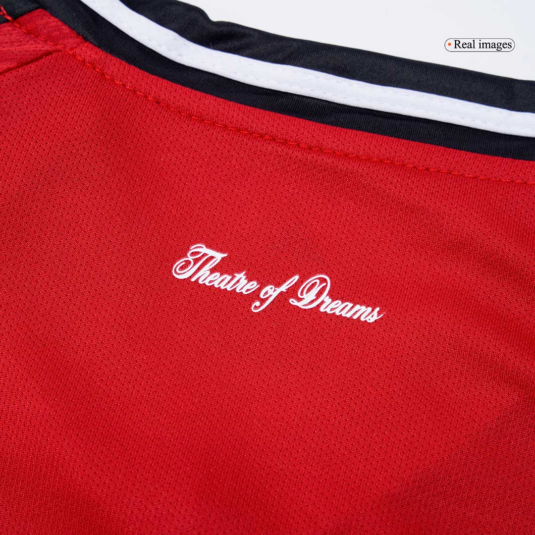 Kids Manchester United Home Soccer Jersey Kit 2025/26 - Pro Jersey Shop