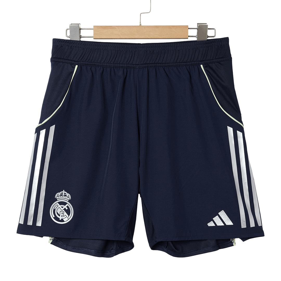 Authentic Real Madrid Away Soccer Shorts 25/26 Navy - Pro Jersey Shop