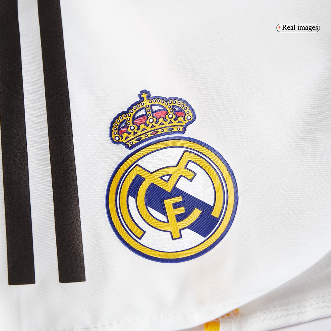 Authentic Real Madrid Home Soccer Shorts 25/26 White - Pro Jersey Shop