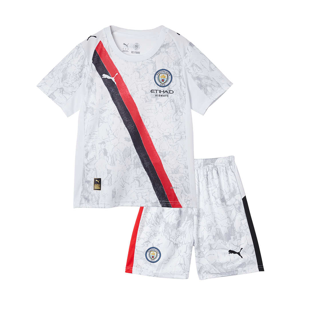 Kids Manchester City KidSuper Soccer Jersey Kit 2025/26 - Club World Cup - Pro Jersey Shop