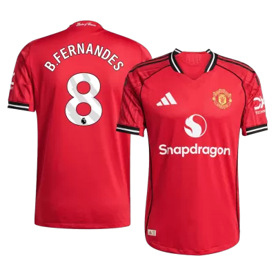 Manchester United B.FERNANDES #8 Home Soccer Jersey Authentic 2025/26 - Pro Jersey Shop