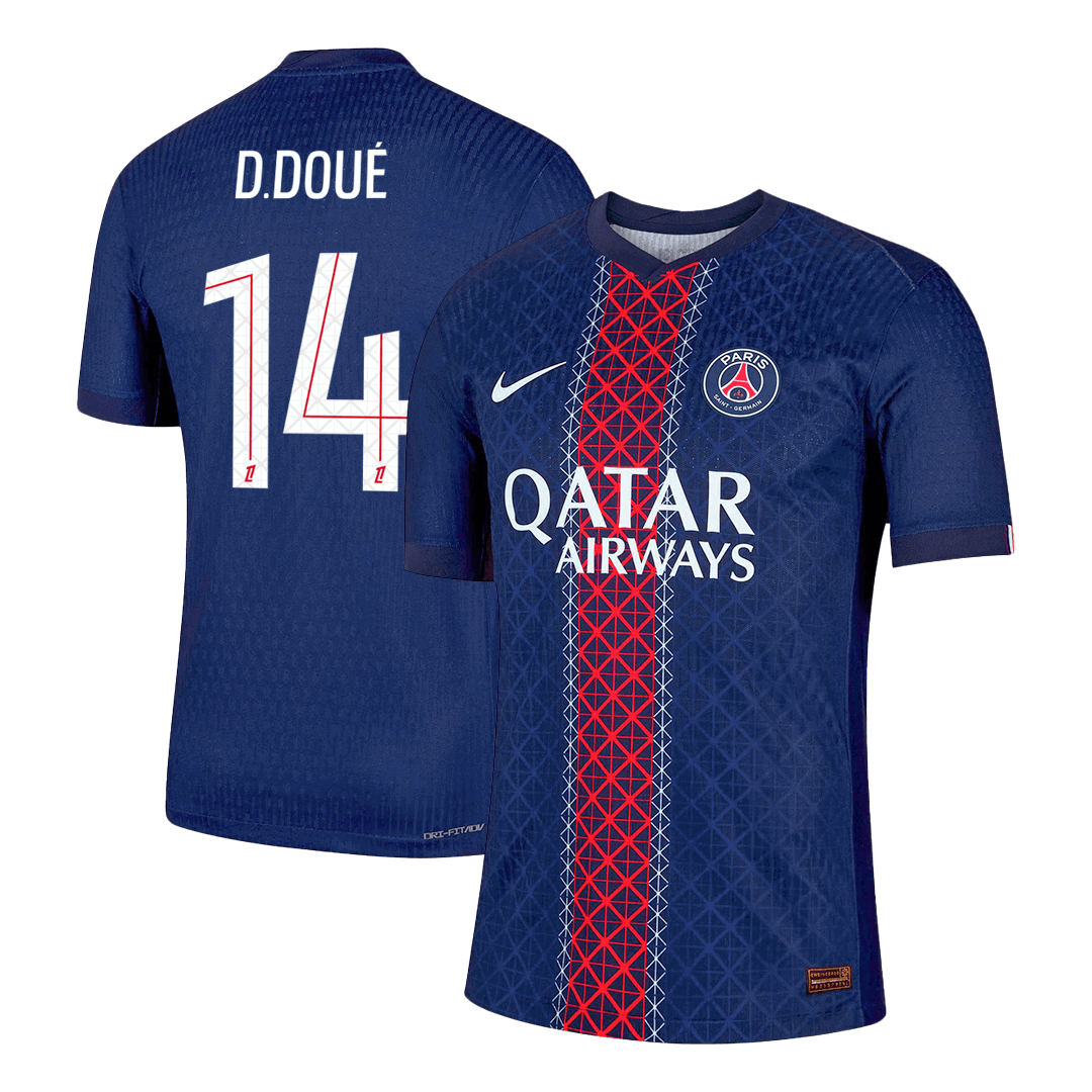 PSG D.DOUÉ #14 Home Soccer Match Jersey 2025/26 - Pro Jersey Shop