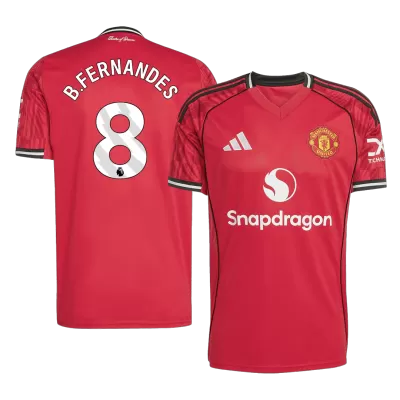 Manchester United B.FERNANDES #8 Home Soccer Jersey Replica 2025/26 - Pro Jersey Shop