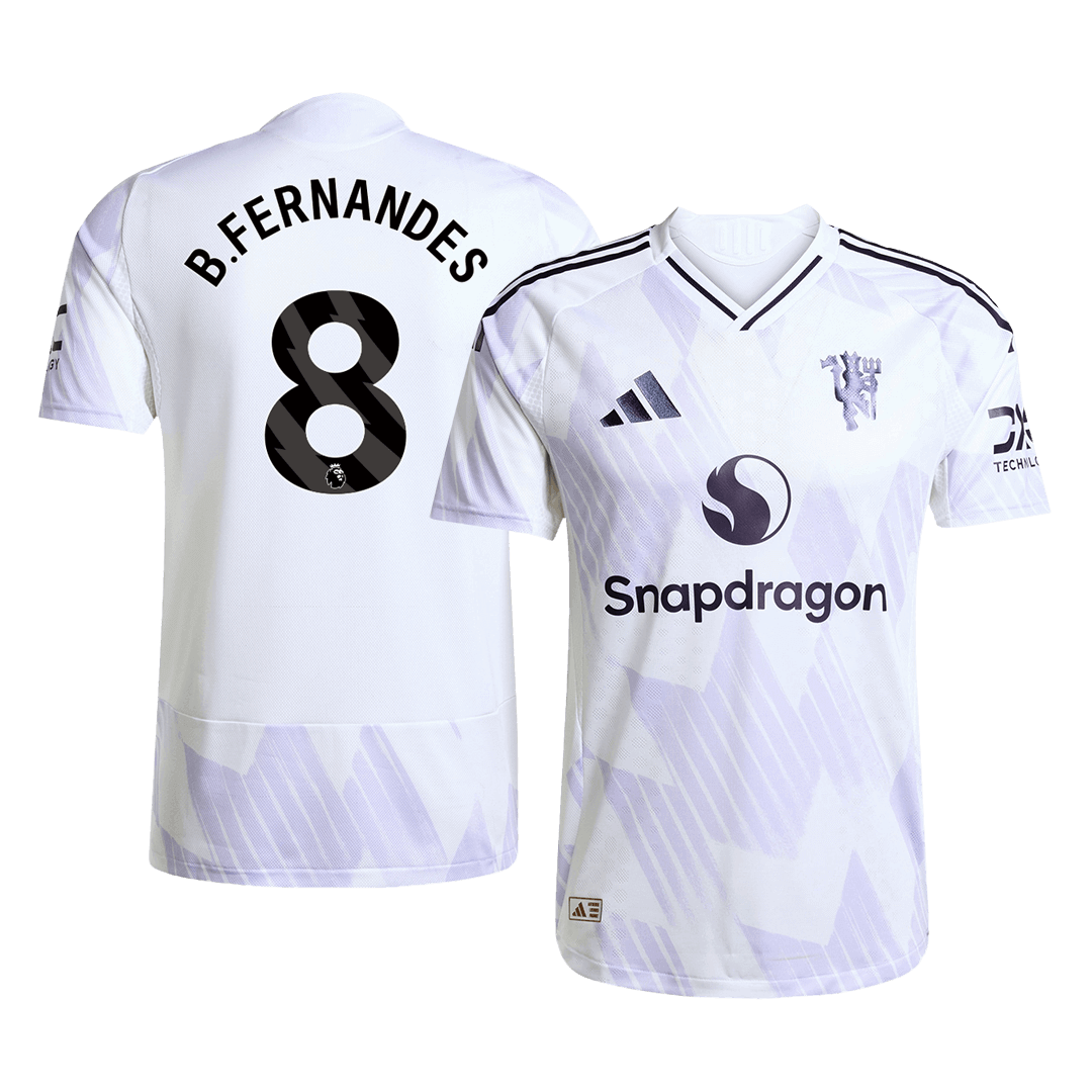 Manchester United B.FERNANDES #8 Away Soccer Match Jersey 2025/26 - Pro Jersey Shop