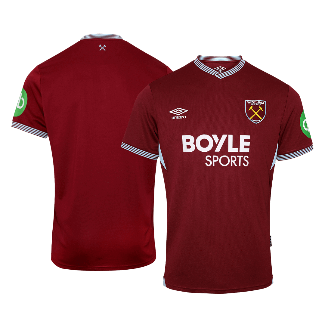 West Ham United Home Soccer Jersey Replica 2025/26 - Pro Jersey Shop