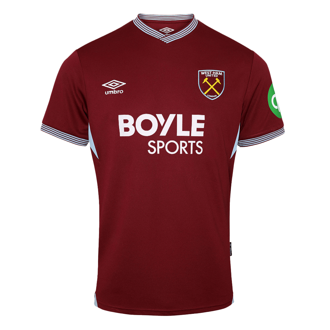 West Ham United Home Soccer Jersey Replica 2025/26 - Pro Jersey Shop