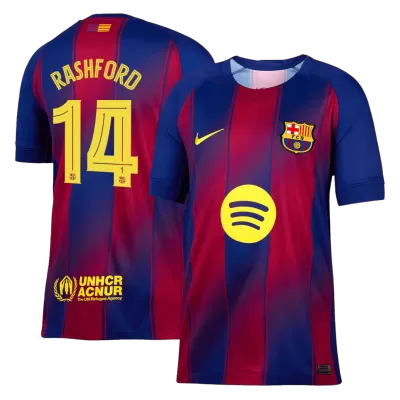 Barcelona RASHFORD #14 Home Soccer Jersey Replica 2025/26 UCL - Pro Jersey Shop