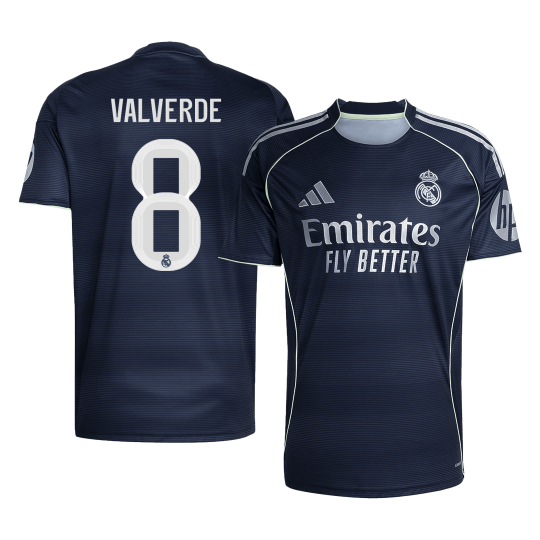 Real Madrid VALVERDE #8 Away Soccer Fan Jersey 2025/26 - Pro Jersey Shop