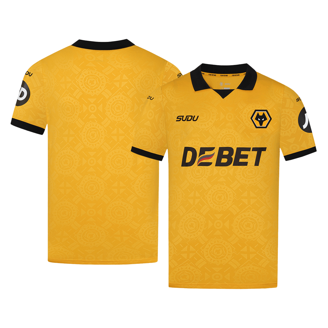 Wolverhampton Wanderers Home Soccer Jersey Replica 2025/26 - Pro Jersey Shop
