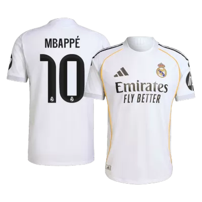 Real Madrid MBAPPÉ #10 Home Soccer Jersey Authentic 2025/26 - Pro Jersey Shop