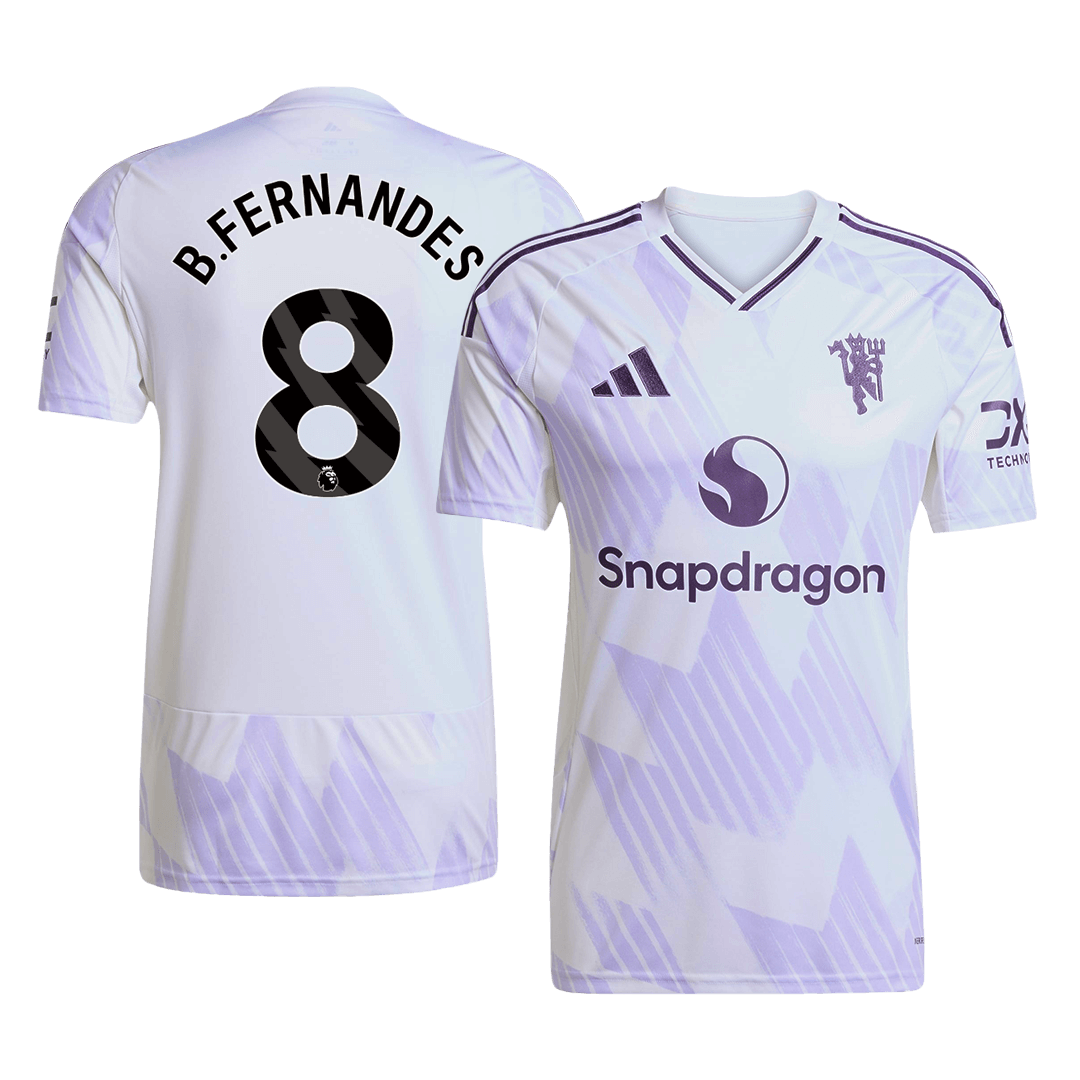 Manchester United B.FERNANDES #8 Away Soccer Fan Jersey 2025/26 - Pro Jersey Shop