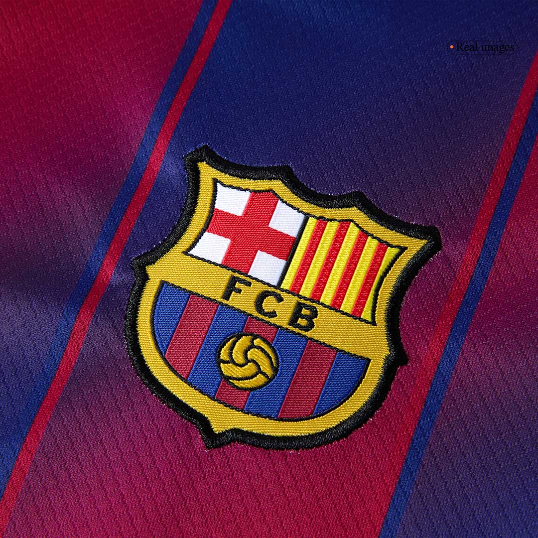 Kids Barcelona Home Soccer Jersey Kit 2025/26 - Pro Jersey Shop