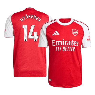 Arsenal GYÖKERES #14 Home Soccer Match Jersey 2025/26 - Pro Jersey Shop