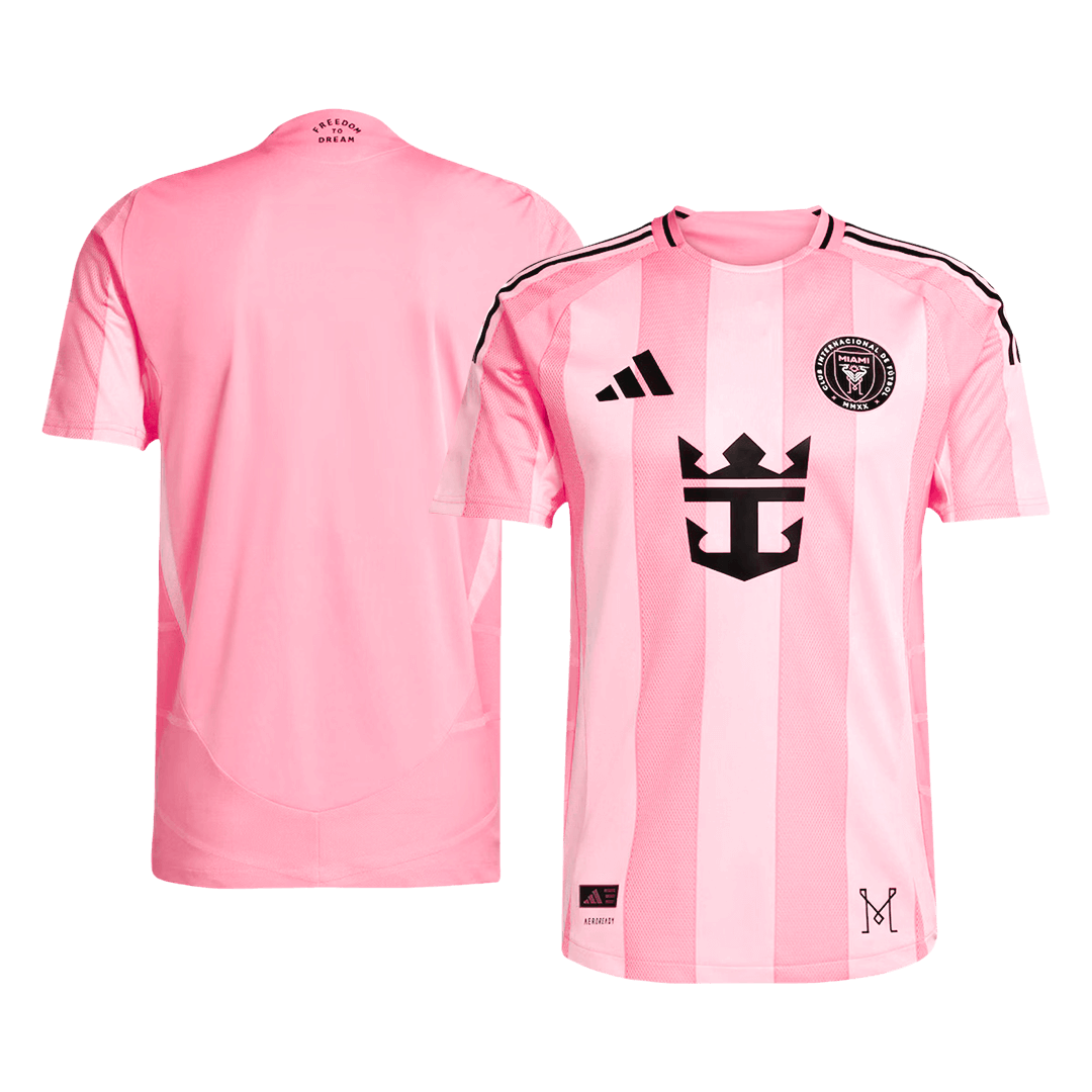 Men's Authentic Inter Miami CF Home Soccer Jersey Shirt 2025 - Player Version - Pro Jersey Shop