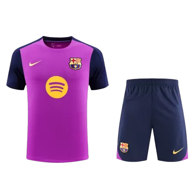 Barcelona Pre-Match Training Soccer Kit (Jersey+Shorts) Replica 2025/26 - Pro Jersey Shop